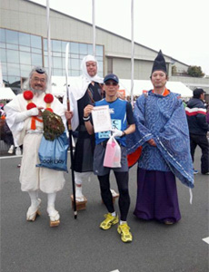 弁慶、牛若丸、天狗さんたちと